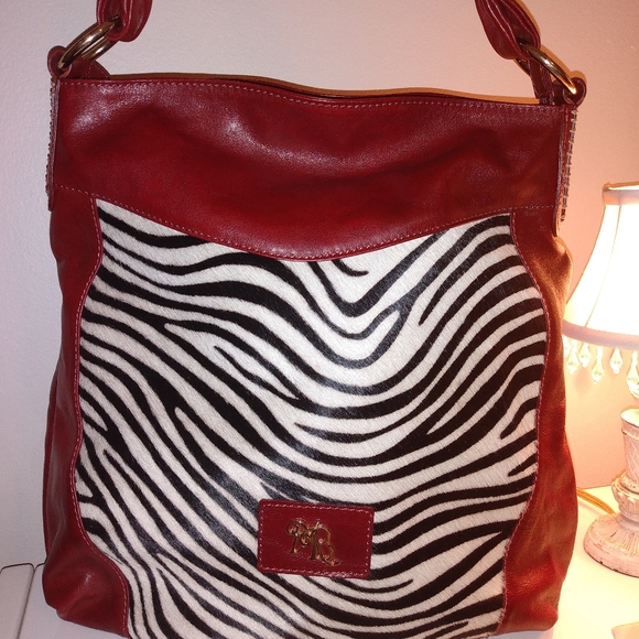 Marco Buggiani Genuine Leather & Fur Italian Bag - Picture 5 of 9